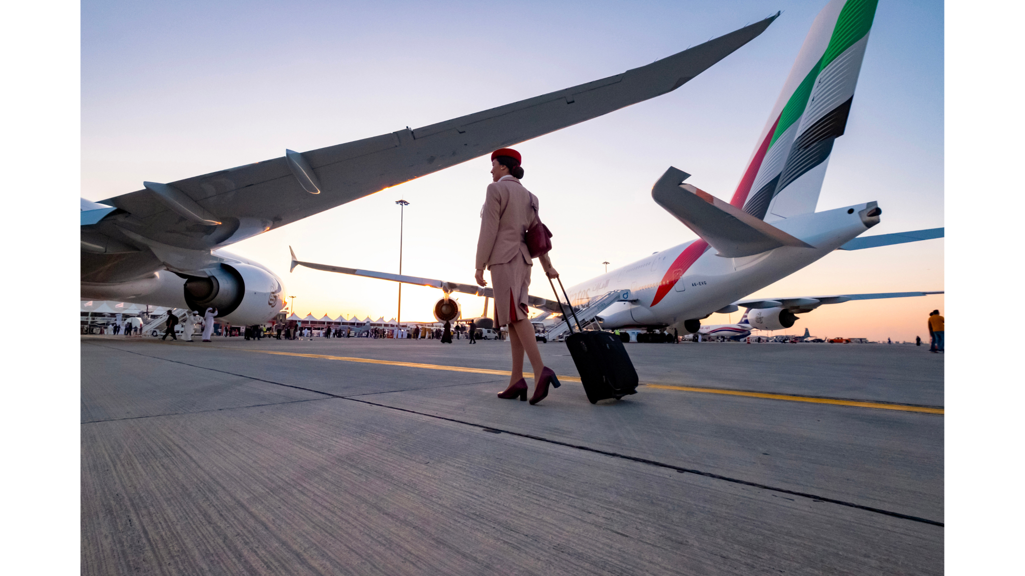 Abie Davies Steps on Solid Ground Makthoum Airport