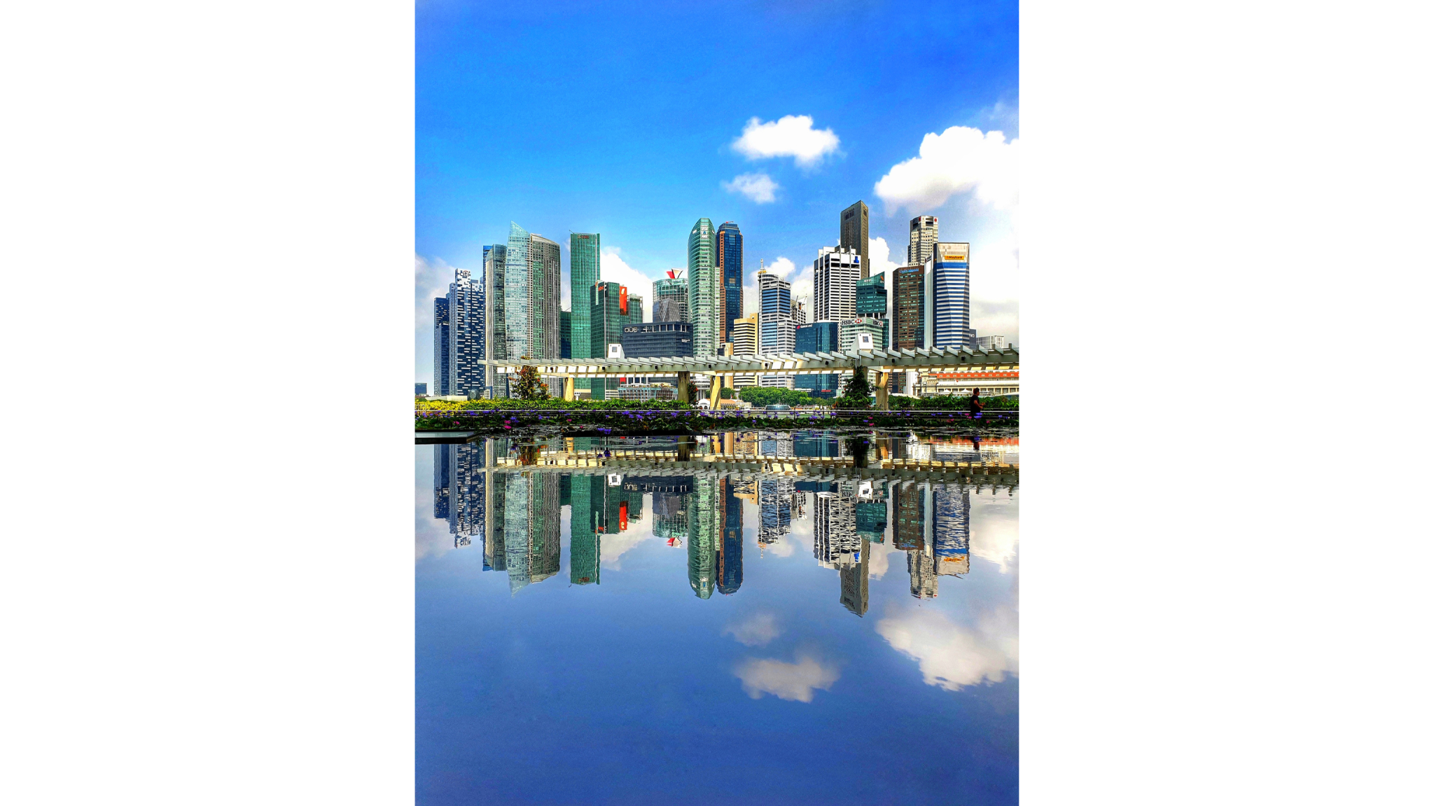 Vincent Ling Beautiful Downtown Skyline Marina Bay Singapore