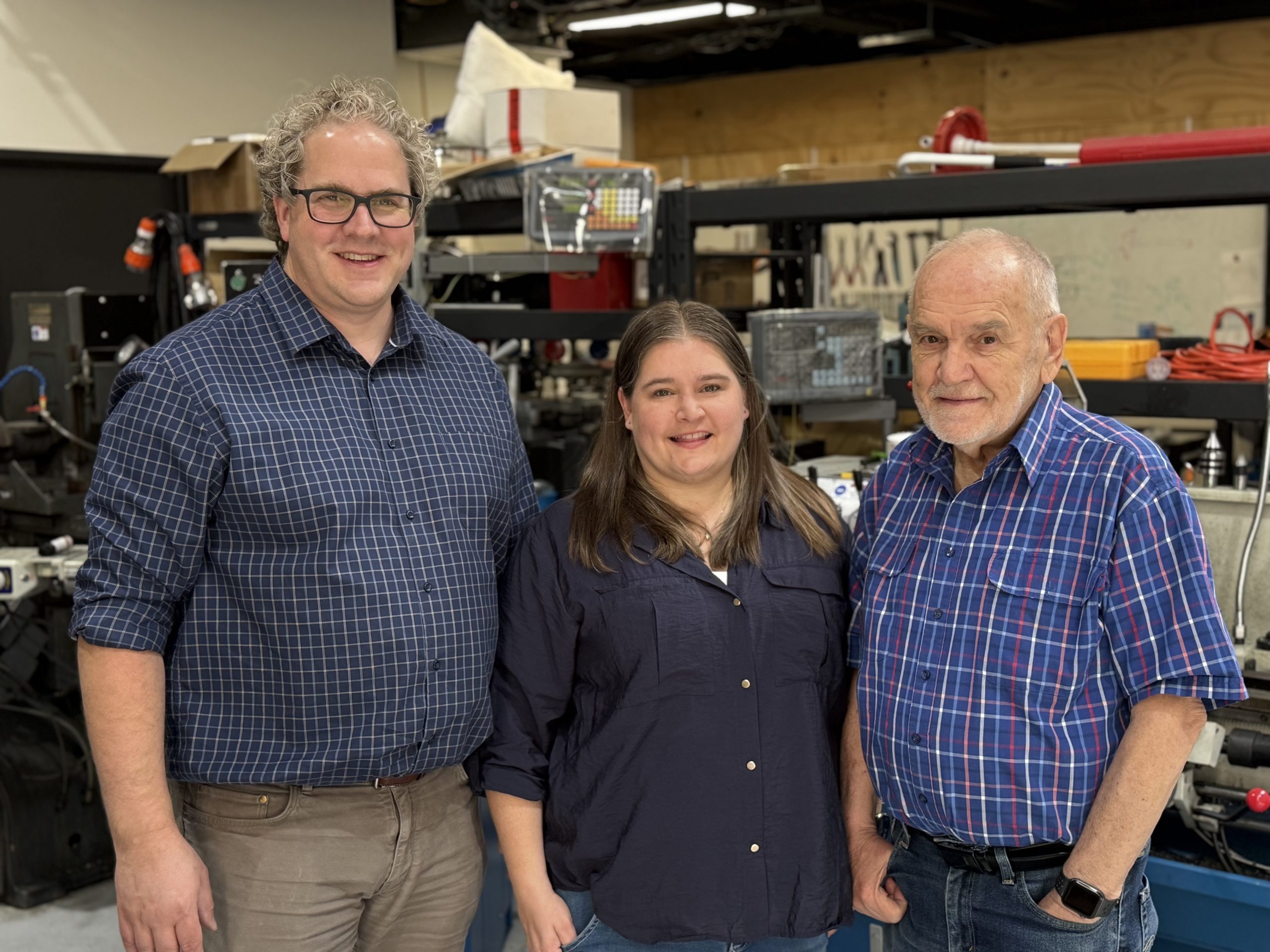 Sam Ringwaldt, Brenda Ringwaldt and Ron Conry.