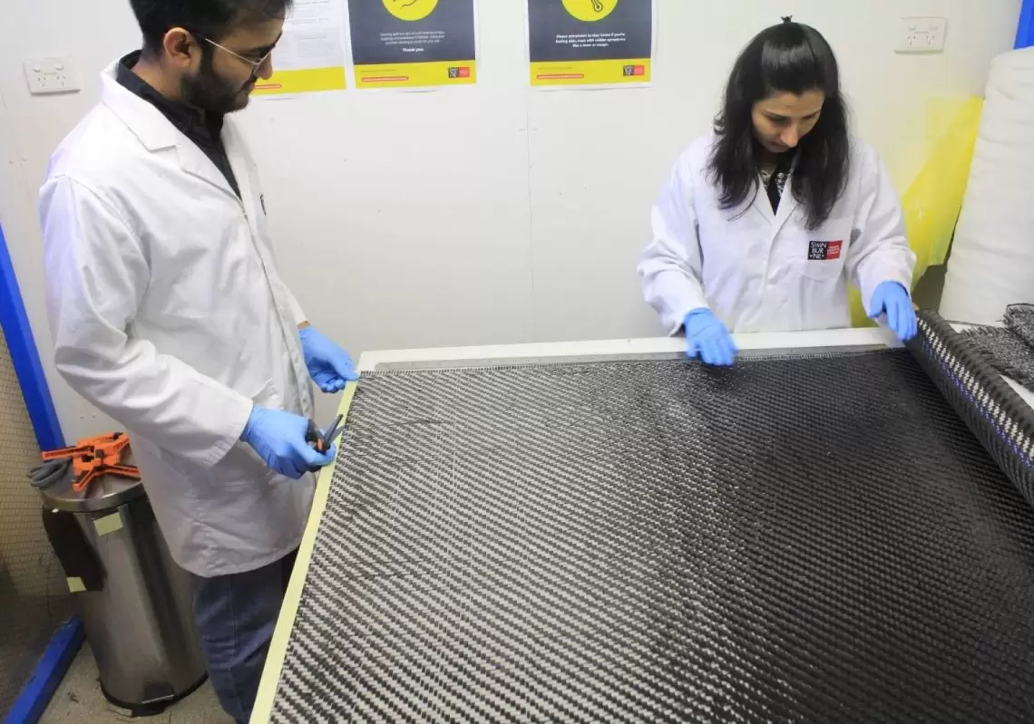 The Australian researchers at the forefront of multifunctional carbon fibre composites