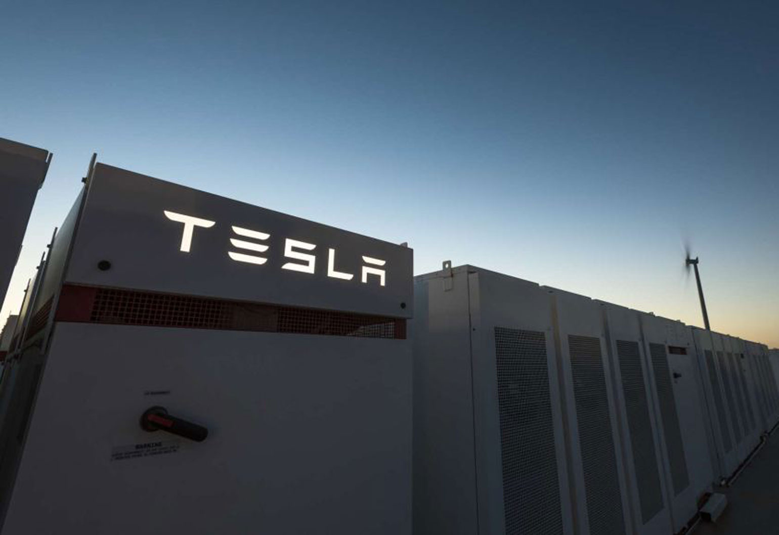 largest battery installed in South Australia by Tesla