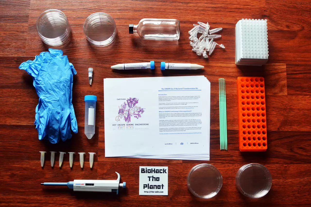 The rise of DIY bioengineering has led to kits like this at-home bacterial gene engineering CRISPR kit. (Photo: The ODIN)