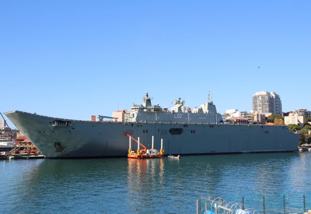 Australia's largest warship