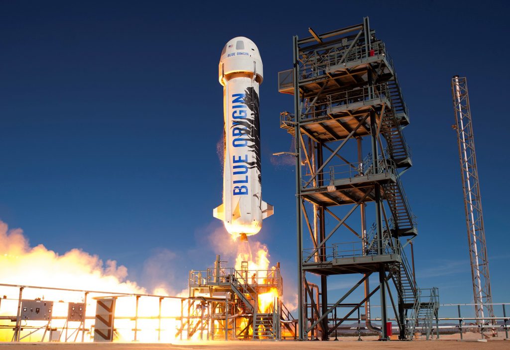 Blue Origin and Virgin Galactic race to be first to launch commercial space travel