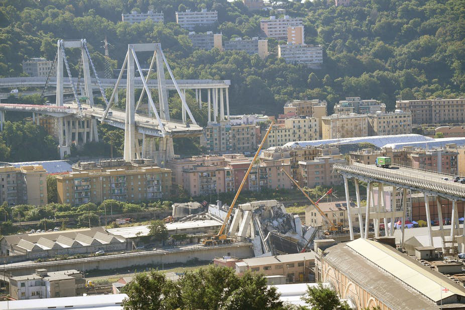 Morandi bridge collapse, Genoa, Italy