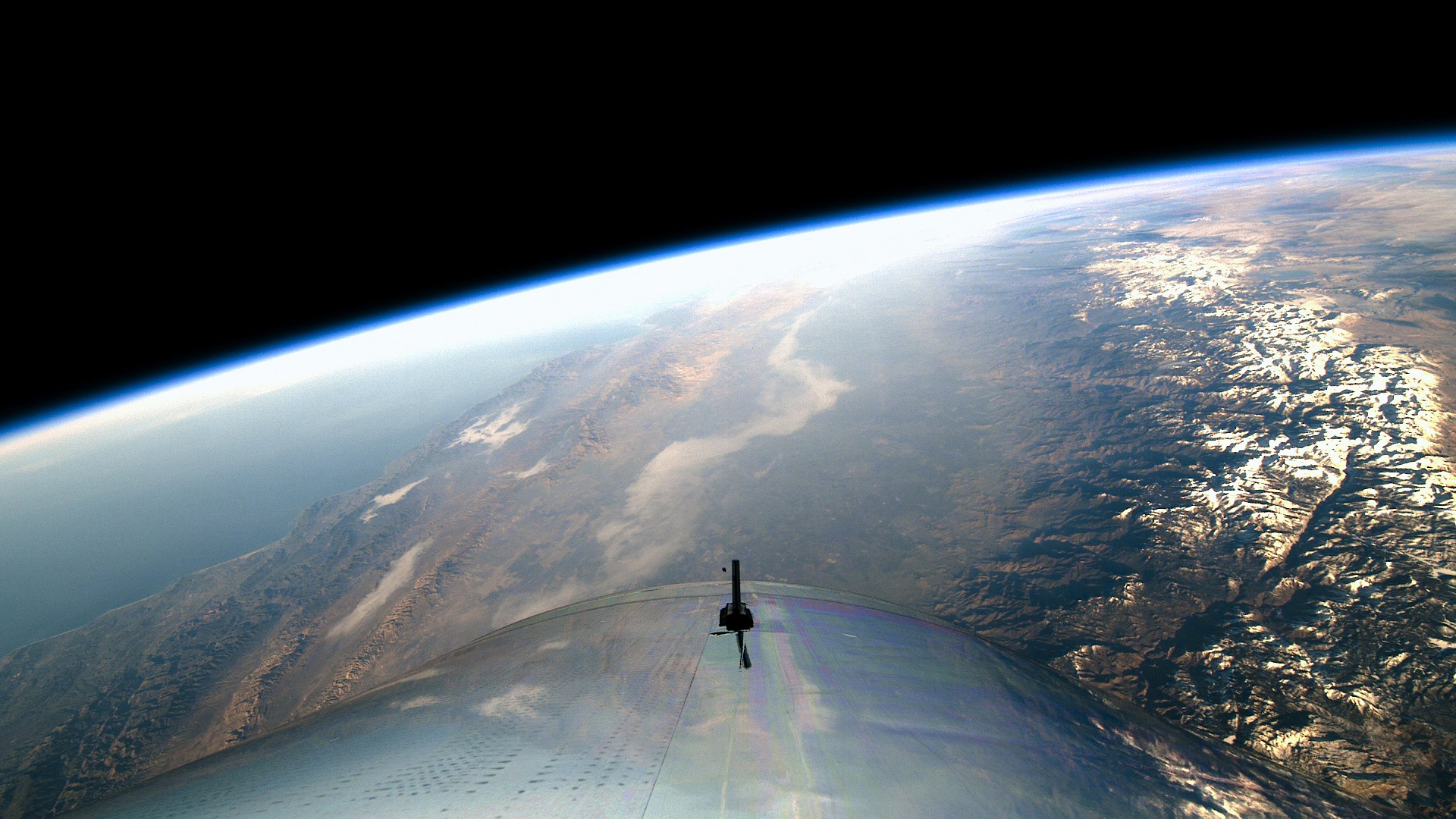 Virgin Galactic VSS Unity first spaceflight