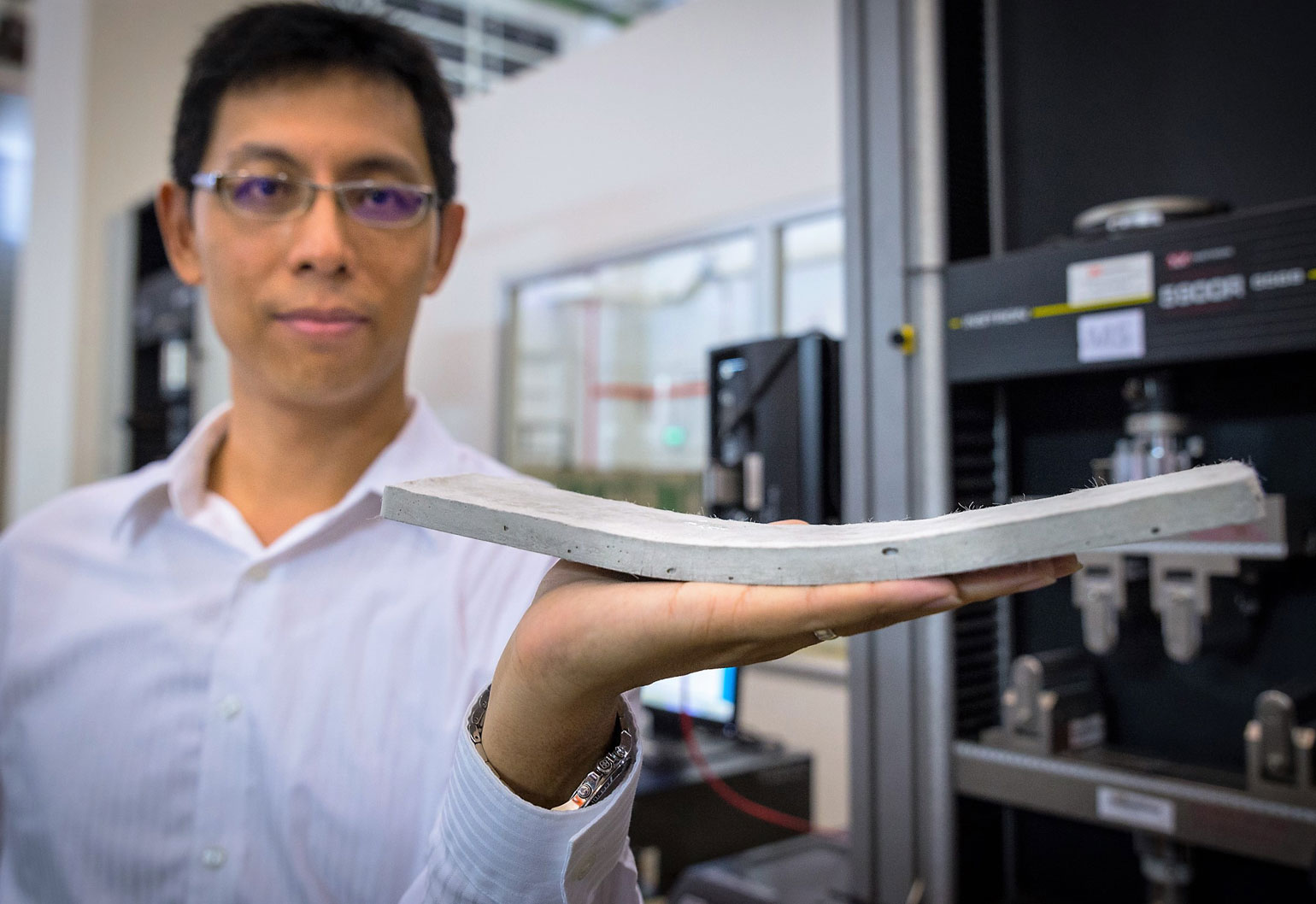 This bendable concrete doesn’t crack under pressure