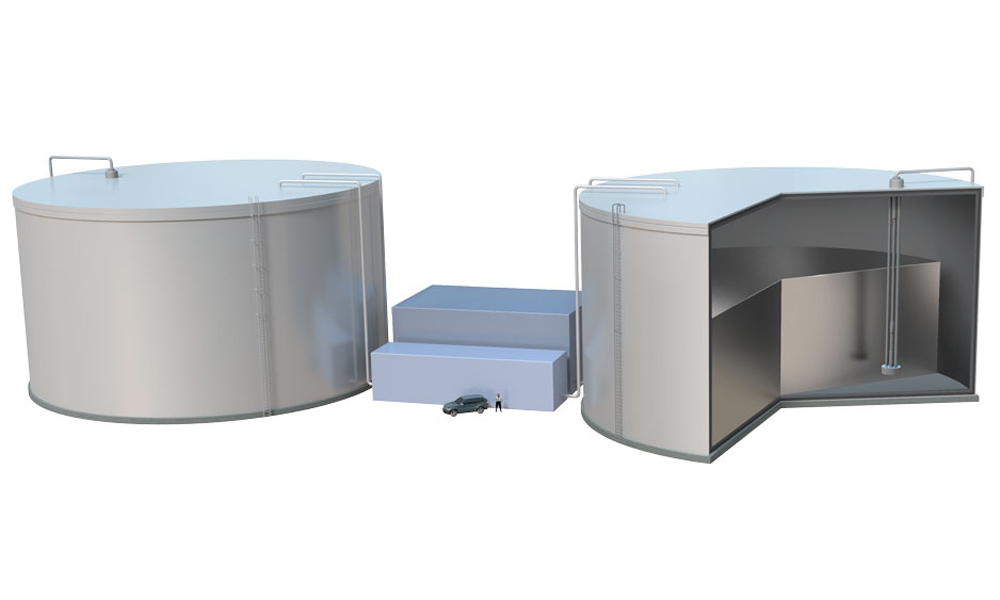 storing renewable energy with molten silicon 'Sun in a box"