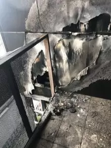 Melbourne cladding fire