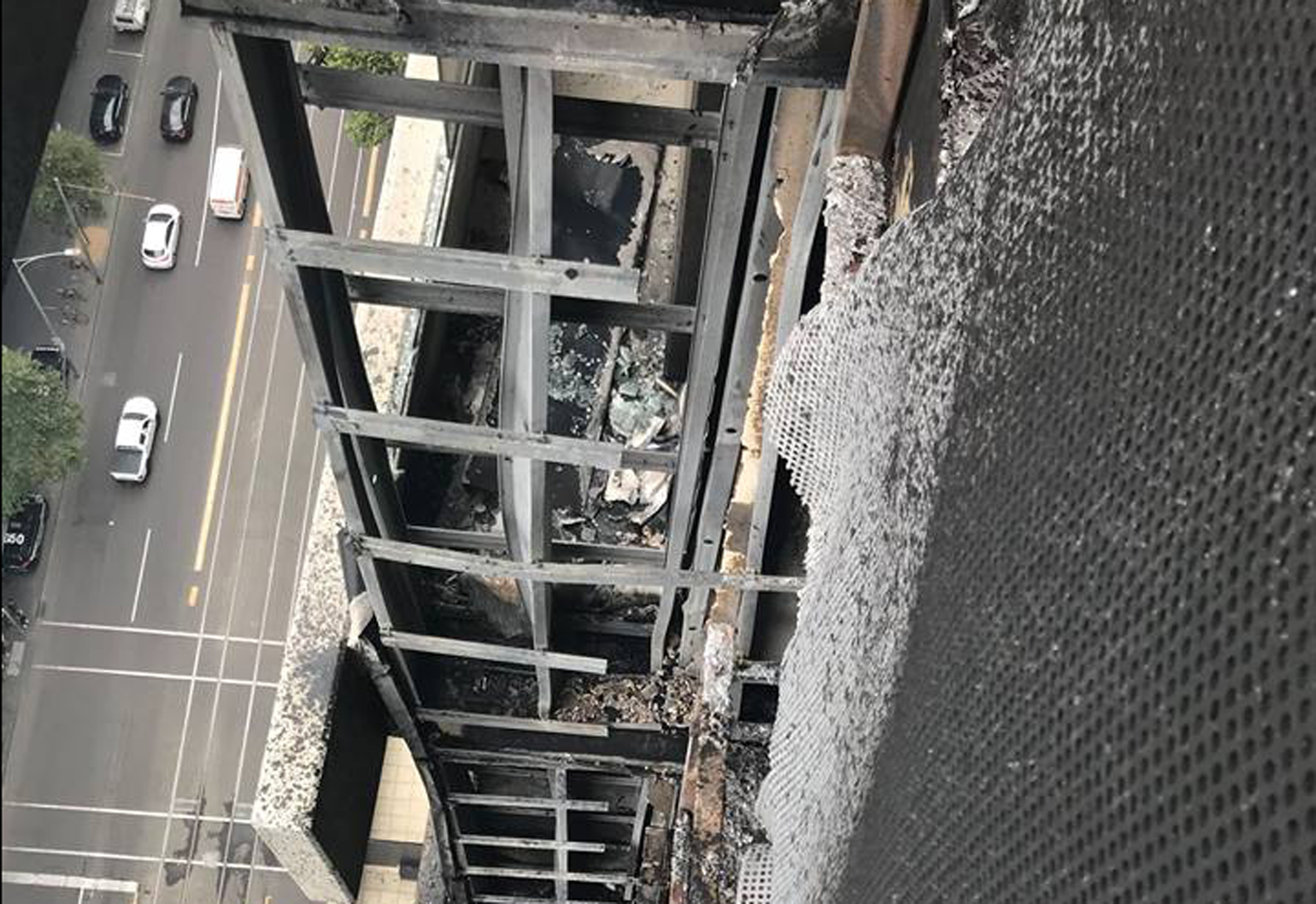 Melbourne cladding fire