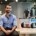 Most Innovative Engineer Daniel Messina with his autonomous scanning robot Hermes