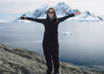 engineer Kelsie Clarke during leadership course Homeward Bound