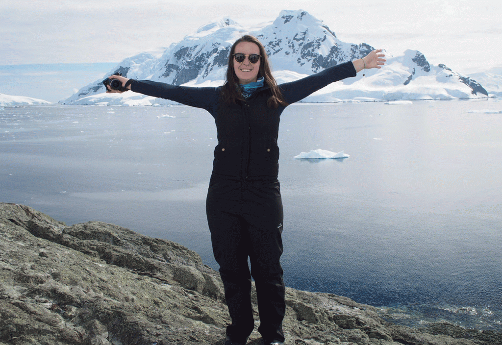engineer Kelsie Clarke during leadership course Homeward Bound