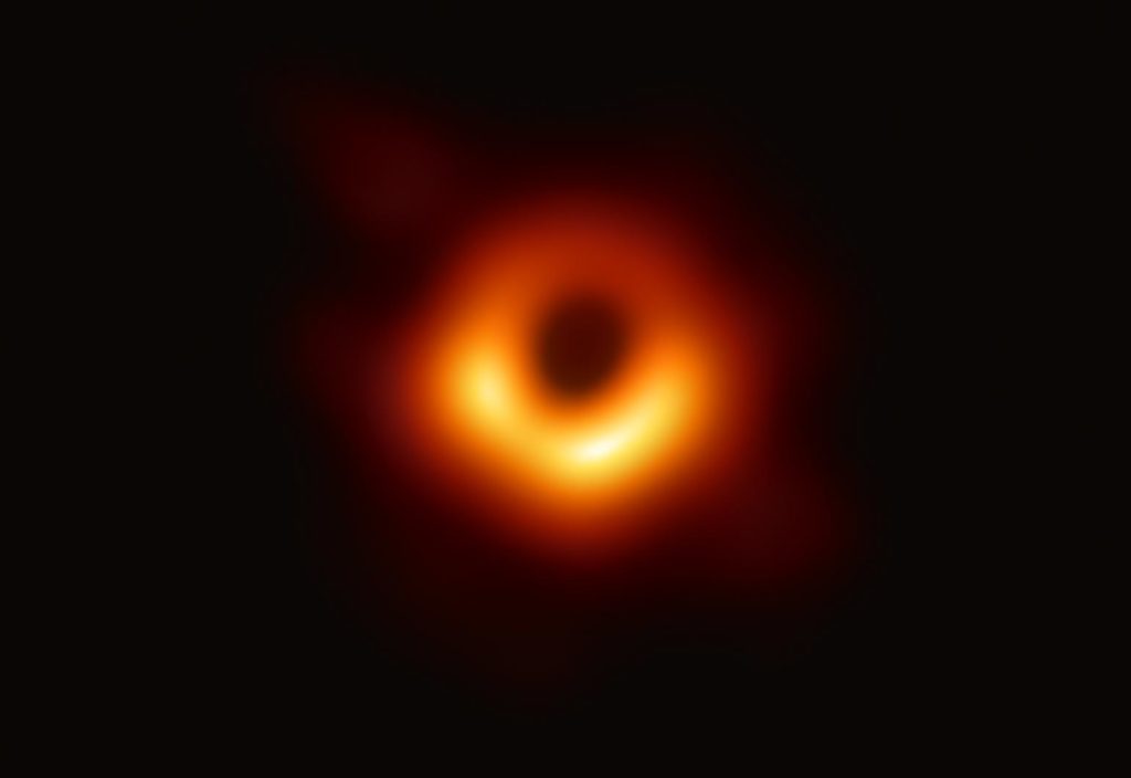 the world's first image of a black hole
