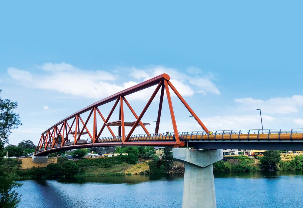 Truss bridge over the Nepean River