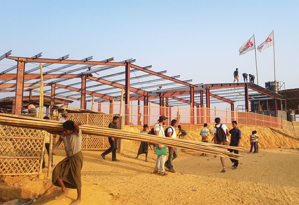 building a hospital in the world's largest refugee camp