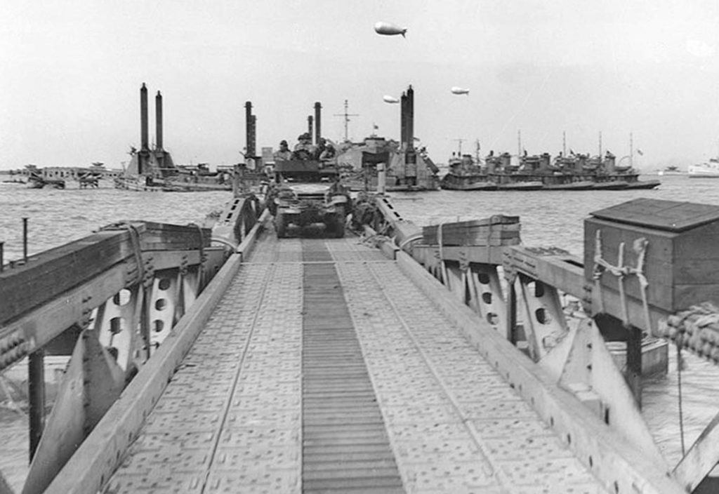 D-Day invasion Mulberry Harbours