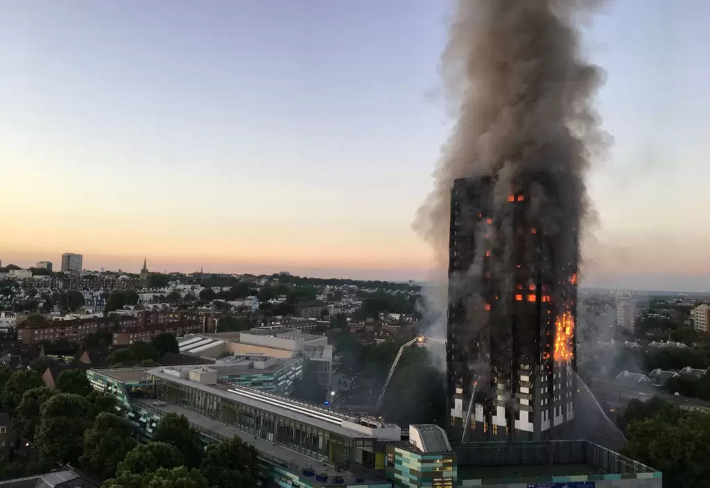 Grenfell Tower fire combustible cladding