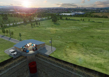 energy storage using a mine shaft