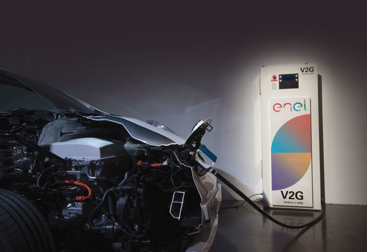electric vehicle battery grid