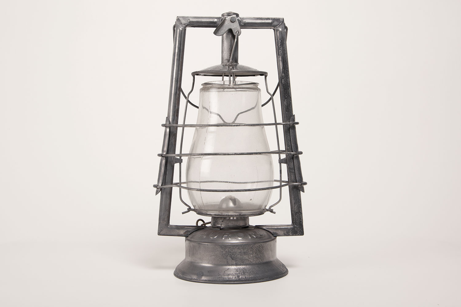 A hurricane lantern, from the 1940s.