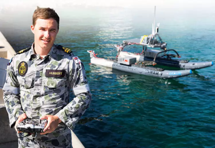 AI on board: How a self-taught coder developed an autonomous vessel for the Navy