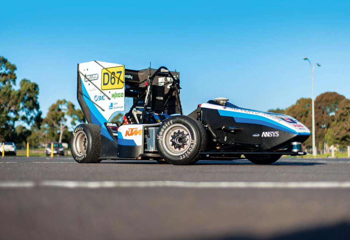 A team of uni students is taking their autonomous car on a world tour