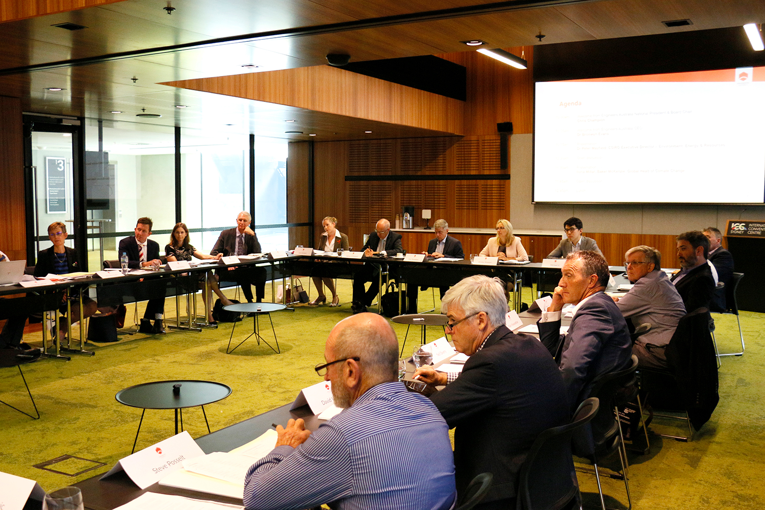 The Engineering Responses to Climate Change Roundtable brought together 26 participants representing industry groups and engineering organisations.