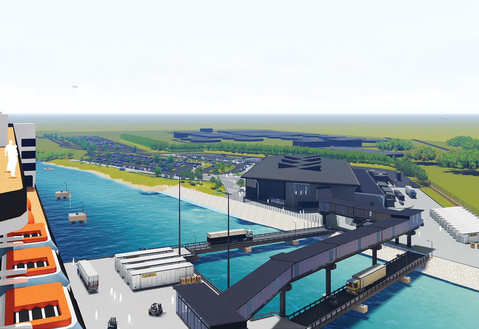 new brisbane international cruise terminal
