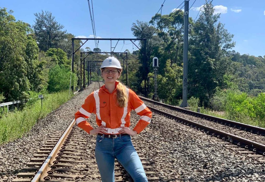 Civil and environmental engineer Alli Devlin wants to make construction practices more sustainable.