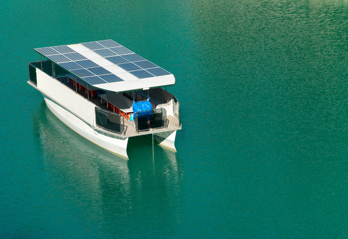 Electric boats can generate energy for the grid on remote islands