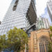St Stephens nestles beneath 60 Martin Place's cantilever. (Image: Mark Syke)