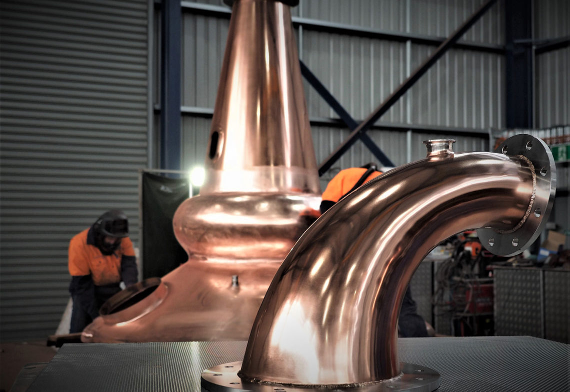 This Tasmanian engineering firm is moving from metal fabrication to distilling the perfect drop