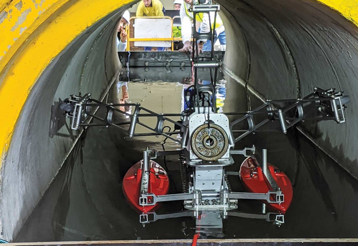 This robot ventures into Sydney’s sewers so people don’t have to