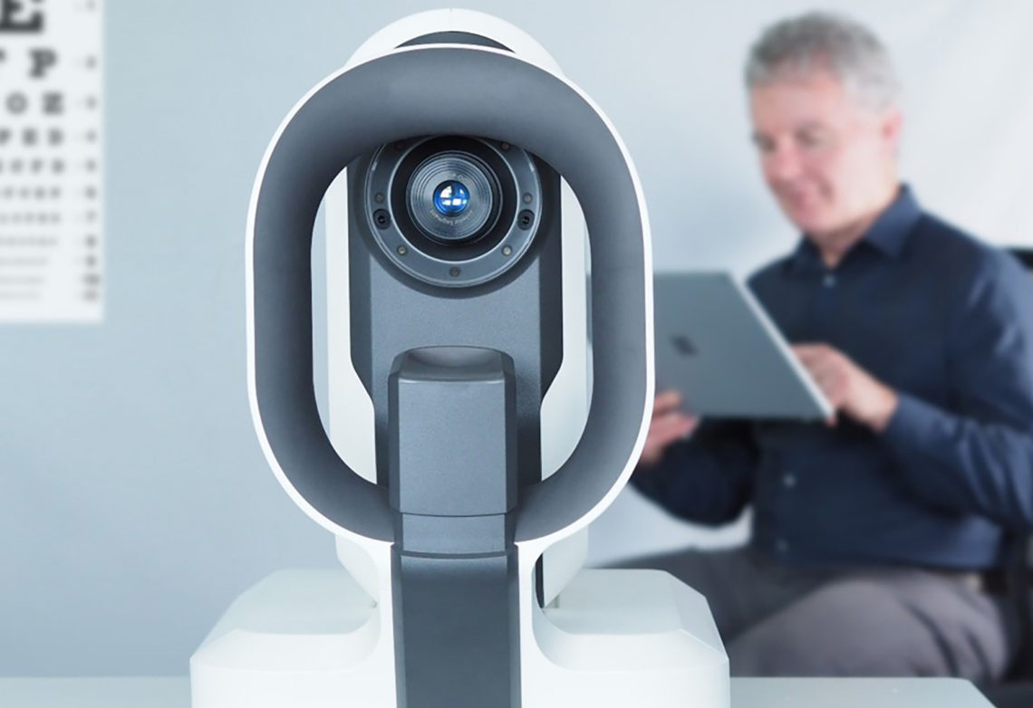 the Hyperparellel OCT (HP-OCT) is an all-in-one diagnostic device for ophthalmologists and optometrists.