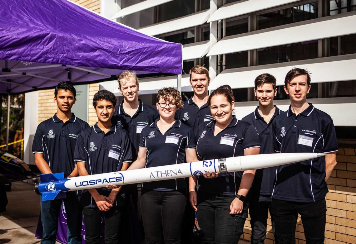 Members of the UQ Space team.