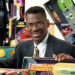 Then and now: Lonnie Johnson with his invention.
