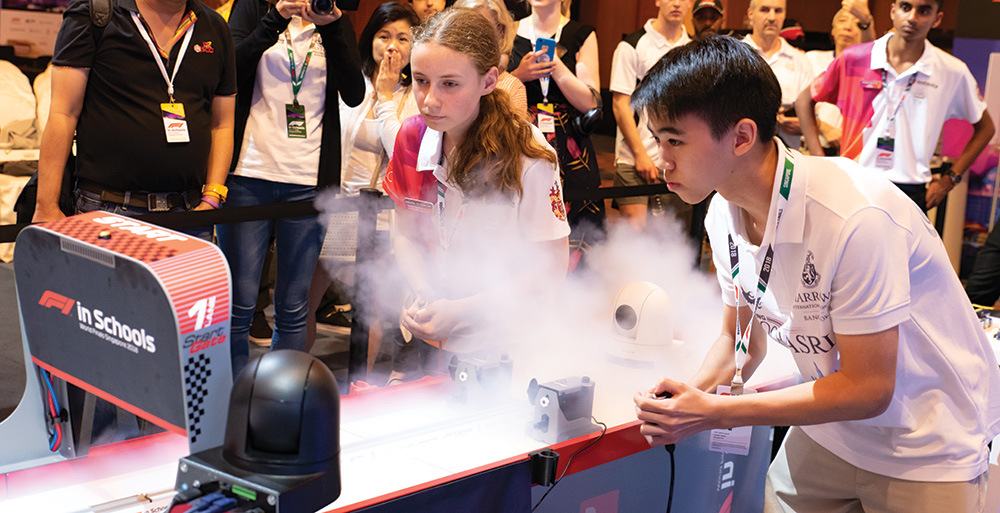 F1 in Schools inspires students to study STEM subjects.