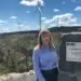 Merryn York at Powerlink’s Mount Emerald Wind Farm.