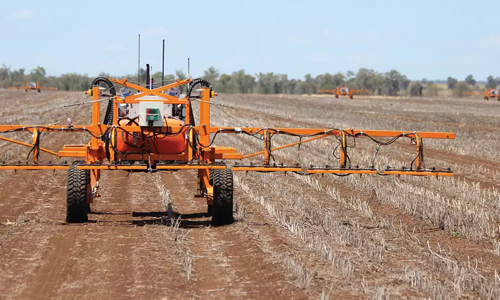 SwarmFarm’s SwarmBots in action.