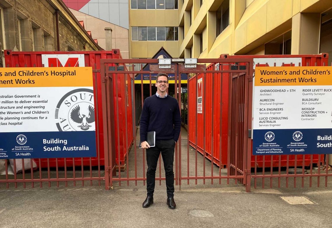 Force Forty Engineers participant Steve Pavloudis MIEAust CPEng is Director of Engineering and Capital Projects for SA's Women’s and Children’s Health Network.