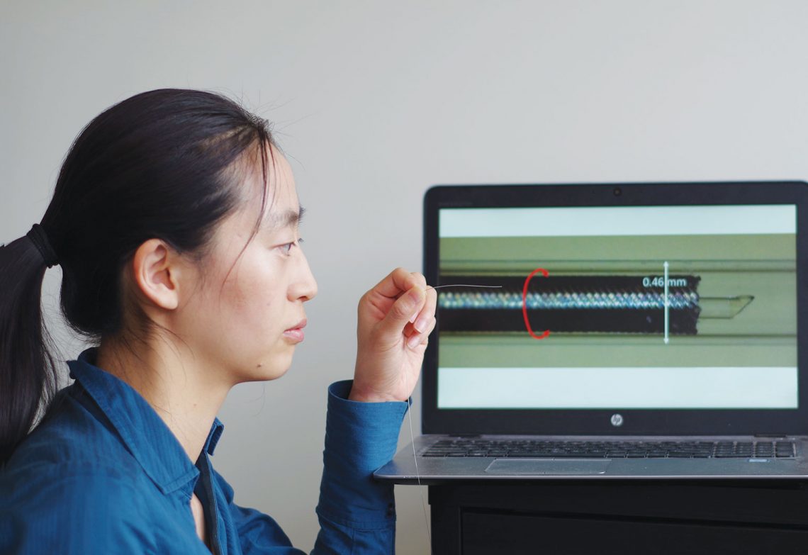 This hair’s-breadth probe can navigate the body’s circulatory system