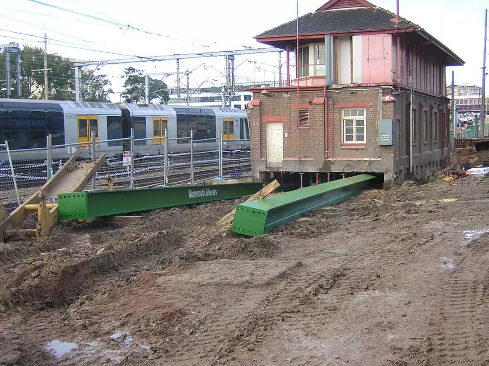 Matthew Manifold and his team helped relocate a heritage-listed signal box at Hornsby Railway Station.
