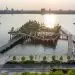Little Island 'floating' in the Hudson River. (Image: Timothy Schenck)
