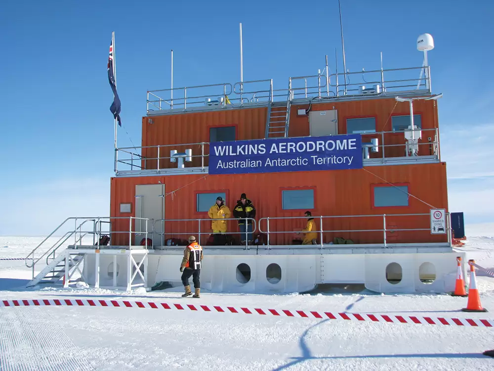 Wilkins Aerodrome. (mage: Nisha Harris/AAD)