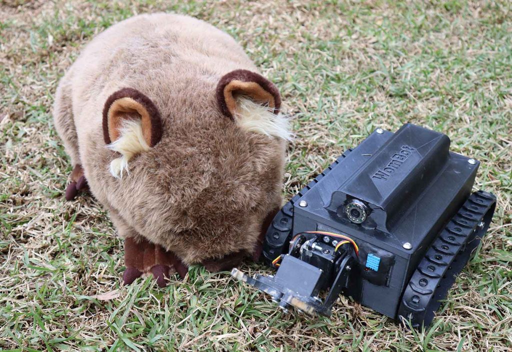 Australian researchers have created a robot that can traverse burrows looking for mites that cause disease in wombats.