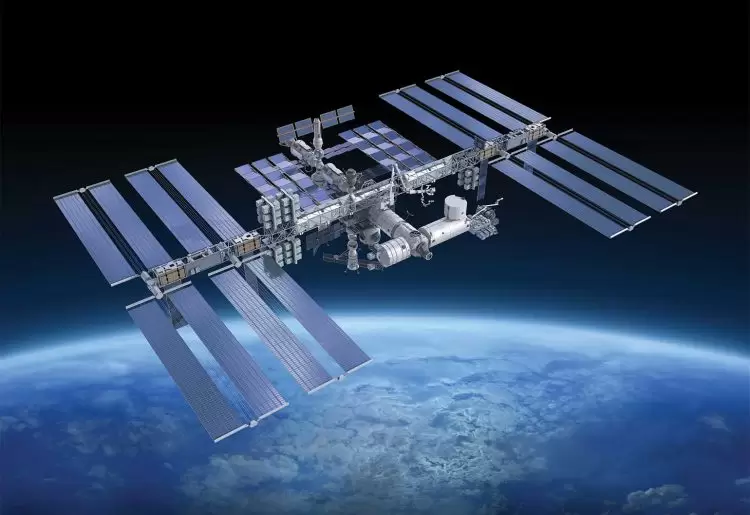 The International Space Station.
