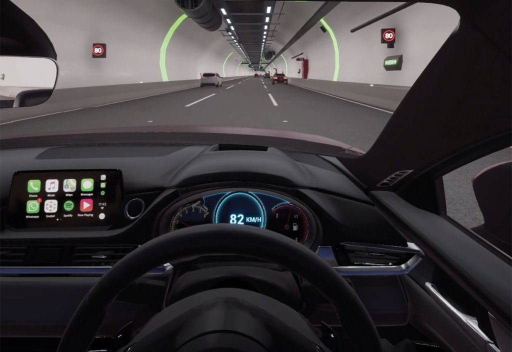 A VR representation of Burnley Tunnel.