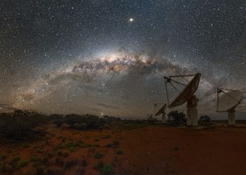 The ASKAP radio telescope in Western Australia 