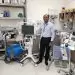 Hospital engineer Sarwan Mudaliar MIEAust CPEng at work.